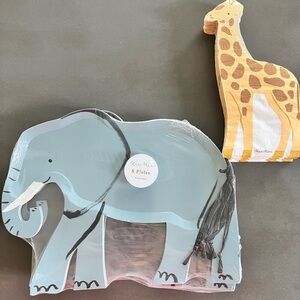 Meri Meri Elegant Elephant Party Plates
